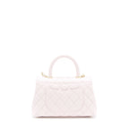 Chanel Small Coco Handle Caviar Light Pink NG750 LGHW(Microchip)