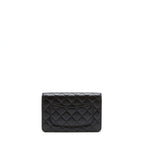Chanel 2.55 Reissue Wallet On Chain Aged Calfskin Black GHW (Microchip)