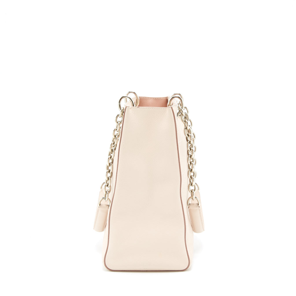 Dior Lady Dior Tote Bag Calfskin Light Beige SHW