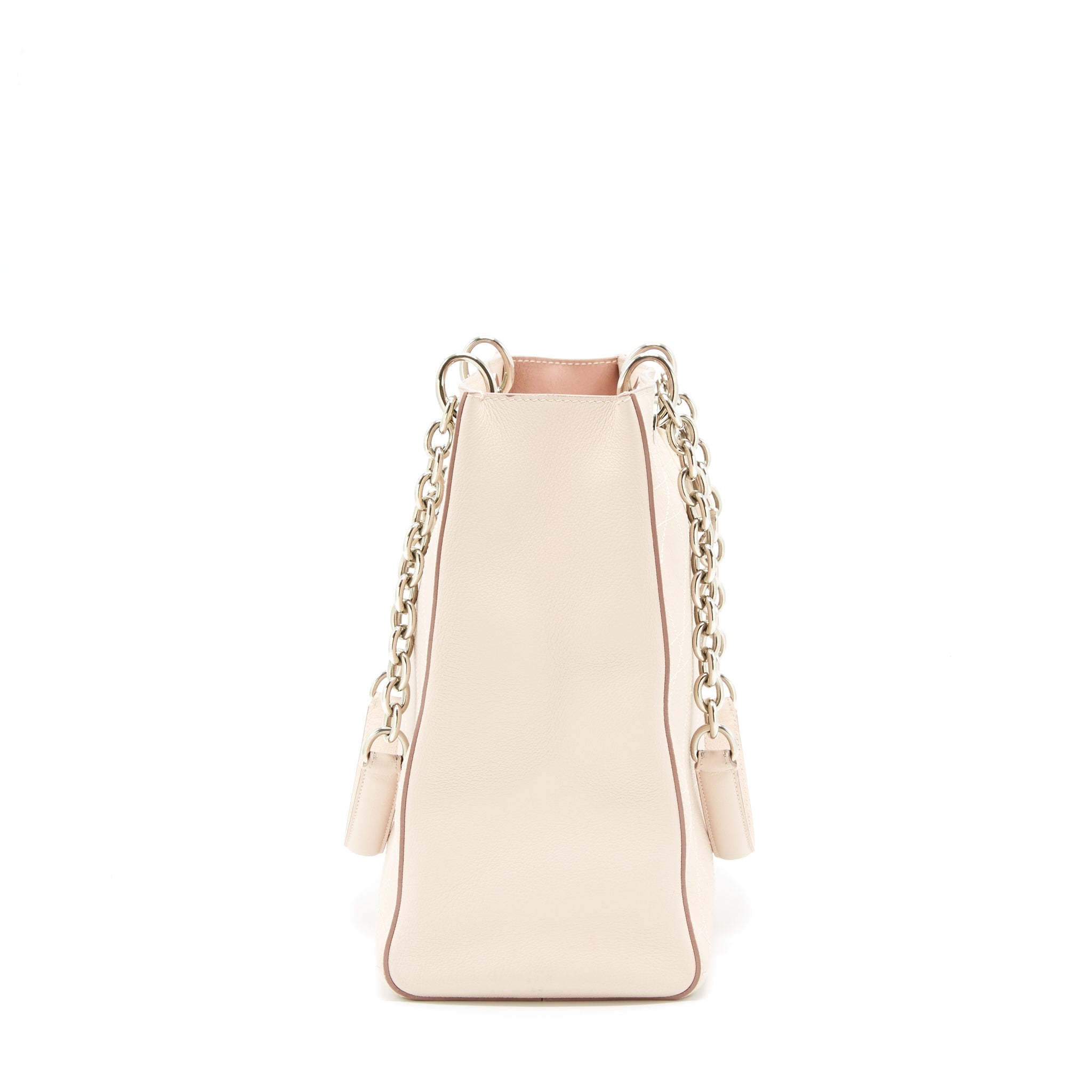 Dior Lady Dior Tote Bag Calfskin Light Beige SHW