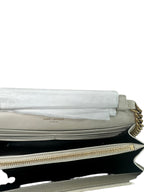 SAINT LAURENT- Tri Metal Chain Wallet Bag