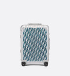 And Rimowa Carry-On Luggage Gradient Blue Dior Oblique Aluminum
