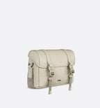 Hit The Road Messenger Bag With Flap Beige Dior Gravity Leather And Beige Grained Calfskin