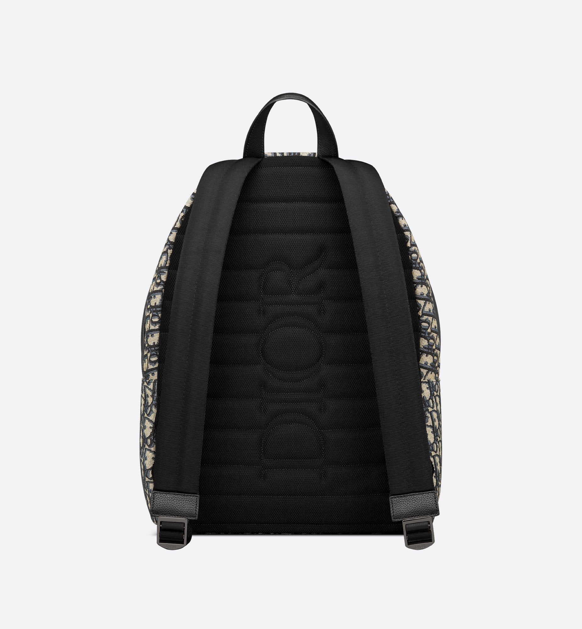 Rider Backpack Beige And Black Dior Oblique Jacquard