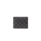 Louis Vuitton Damier Graphite Portefeuille Slender Canvas Short Wallet N63261 in New Condition