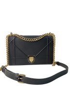 Christian Dior Black Diorama Small Shoulder Bag