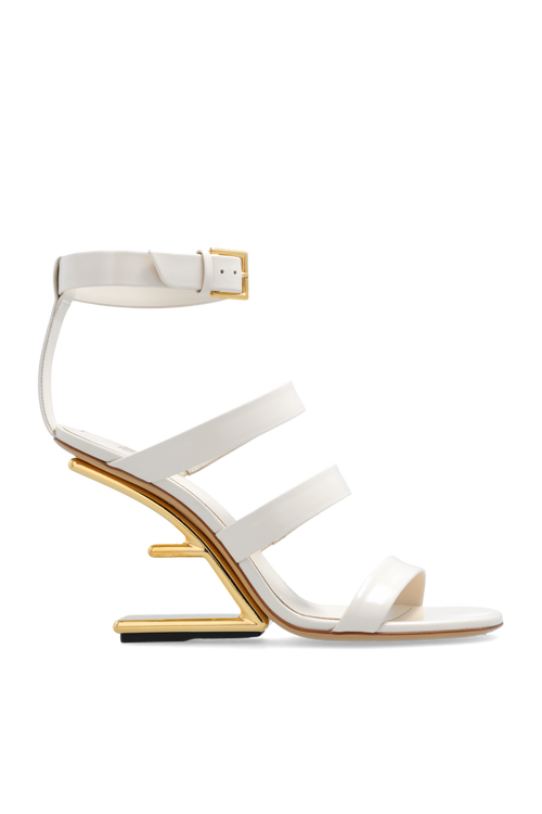 Fendi Heeled sandals 'Fendi First' in WHITE - 38