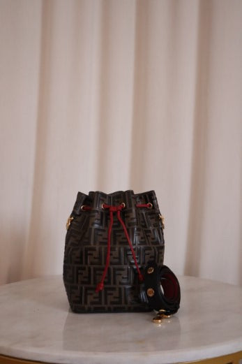 Fendi Tricolor Mon Tresor Bucket Small Bag