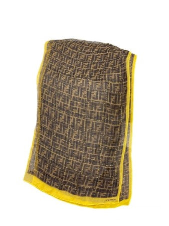 Fendi Bicolor FF Rectangular Scarf