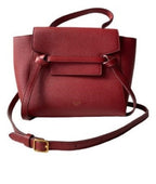 Celine Red Nano Belt Bag