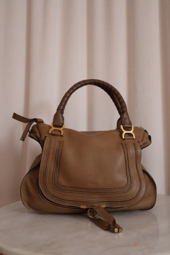 Chloe Merci Nut Satchel Tote Bag