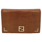 Fendi Tan Lizard Wallet