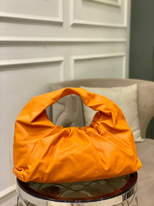 Bottega Veneta Orange Shoulder Pouch