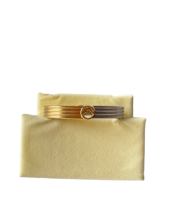 Fendi Bicolor F Bracelet