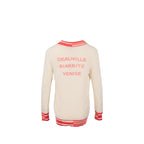 Chanel Size 36 Deauville Biarritz Venise Cardigan Cashmere Ecru/Pink/Coral