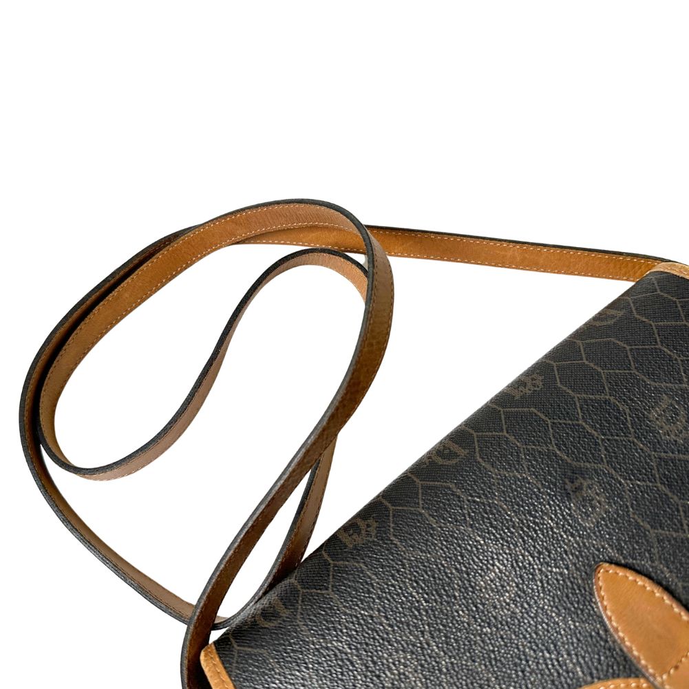 Dior Honeycomb  Canvas Shoulder Bag (Pre-Owned)