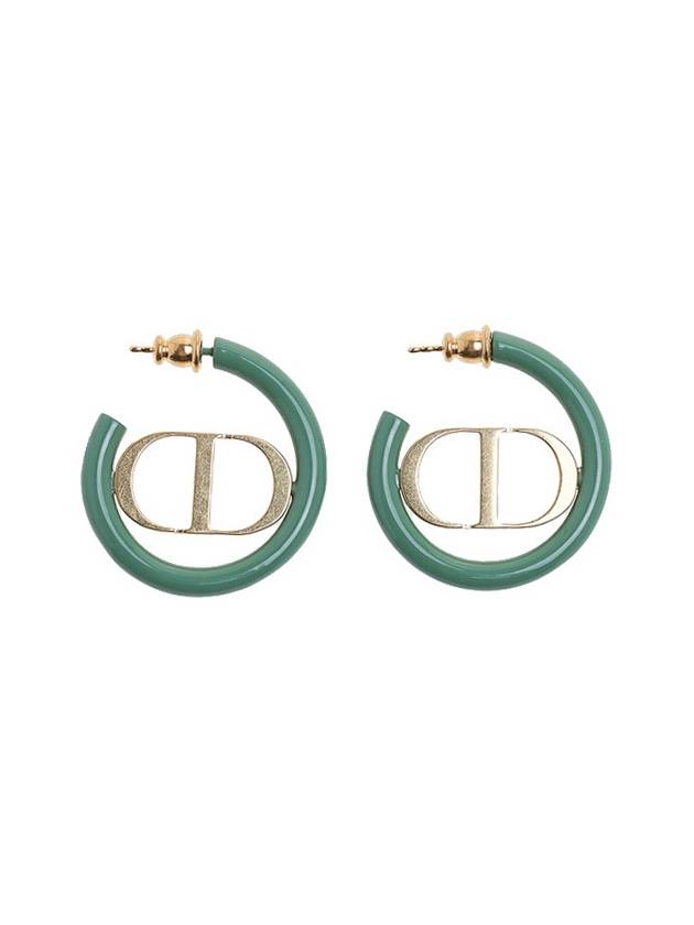 30 Montaigne Earrings Ethereal Green Lacquer Dior