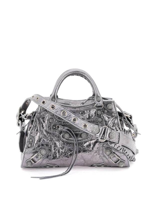 Balenciaga Neo Cagole XS Shoulder Bag Silver