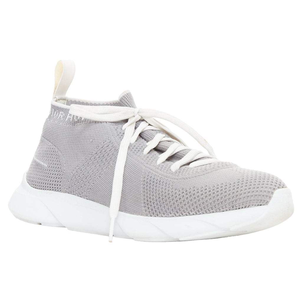Dior Homme B21 Sockes logo knit low top lace sneakers