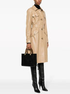 Fendi Sunshine Small Leather Tote Bag Black