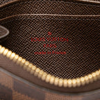 Louis Vuitton Damier Zippy Coin Purse N63070 Brown PVC Leather