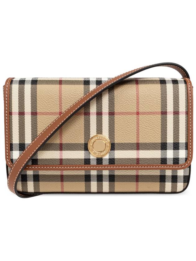 Burberry Check Cross Bag Beige