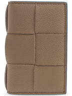 Bottega Veneta Bottega Veneta Leather Card Holder, Men's, Brown