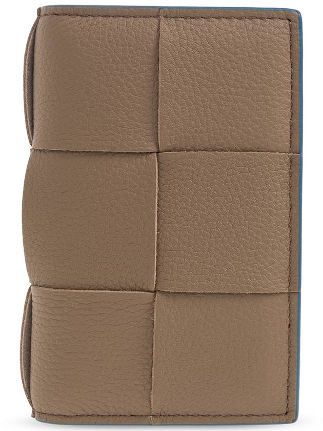 Bottega Veneta Bottega Veneta Leather Card Holder, Men's, Brown