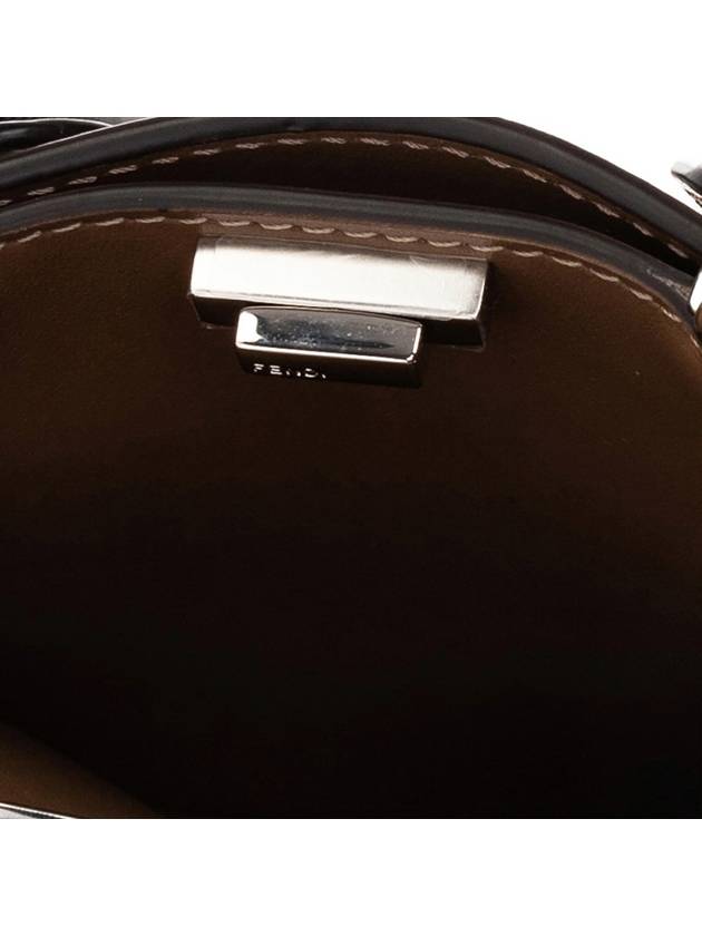 Fendi Peekaboo Phone Case Cross Bag Brown