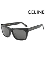 CELINE Eyewear Logo Square Sunglasses Black