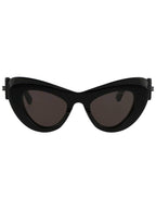 Balenciaga sunglasses BB0204S001 001 BLACK BLACK GRAY
