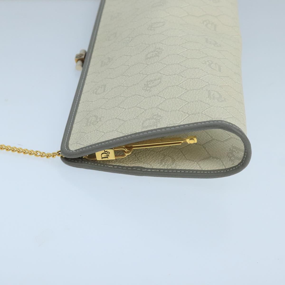 Dior Honeycomb  Canvas Shoulder Bag (Pre-Owned)