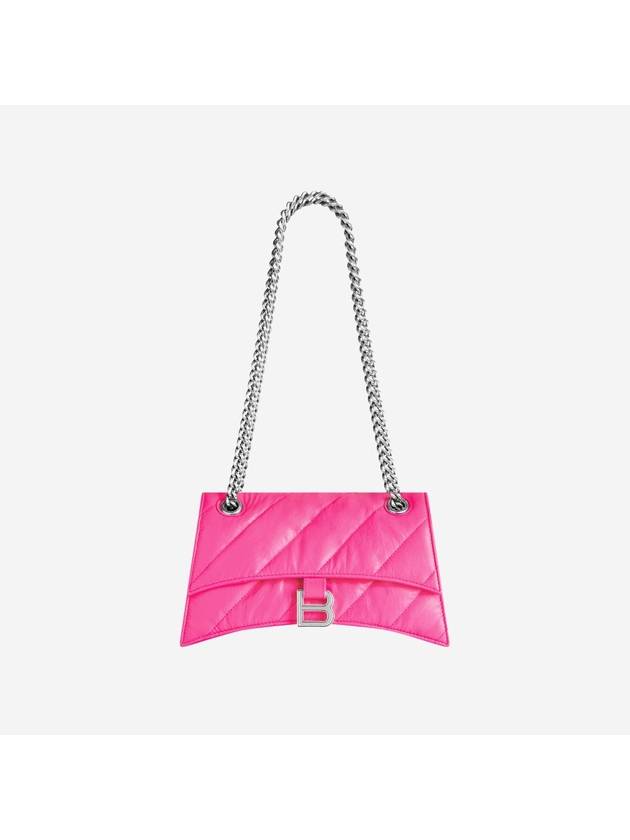 Balenciaga Crush Chain Shoulder Bag Pink