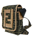 Fendi Zucca  Canvas Shoulder Bag ()