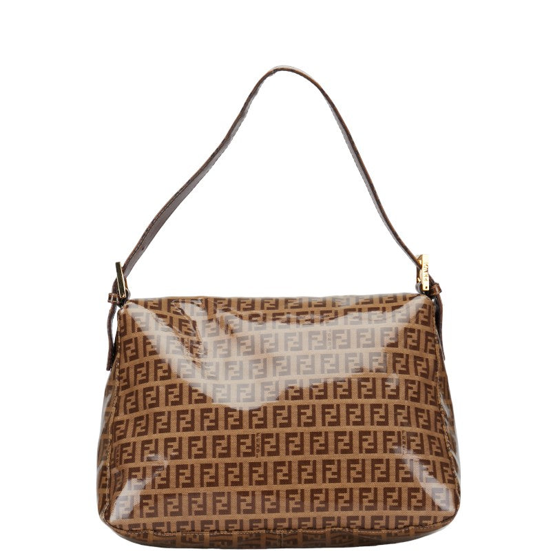 FI Zuchino MANMABACKET BAG 26325 Brown Vinyl Leather  FENDI