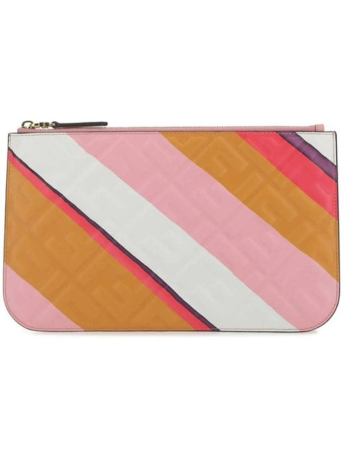 Fendi Monogram FF Logo Clutch Bag