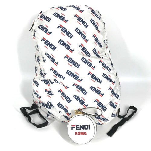 Fendi Navy  Color  Nylon Backpack ()