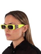 Balenciaga Eyewear Logo Decorated Rectangular Frame Sunglasses BB0096S