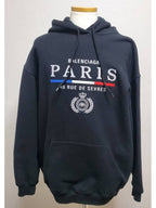 Balenciaga Paris Logo Hooded Sweatshirt S