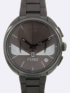 Fendi F215716400 Momento Bucks Gray Metal Chronograph Men s Watch