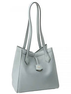 Fendi Origami Medium Leather Tote Bag Blue