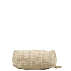 Fendi  Handbags Porch 8BR267 Beige Canvas Leather  Fendi