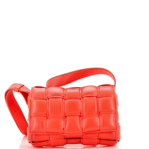Bottega Veneta Cassette Crossbody Bag Padded Maxi Intrecciato Leather Small