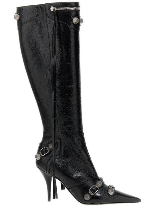 Balenciaga cagolian long boots black