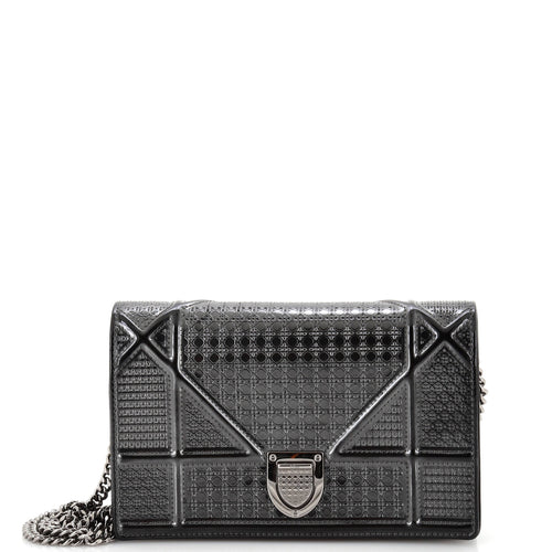 Dior Diorama Wallet on Chain Cannage Embossed Calfskin