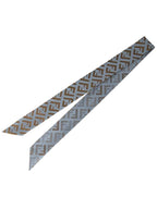 Fendi Wrappy Silk Scarf Light Blue