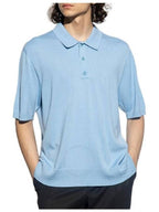 Burberry Burberry Rowanson Polo Knit Silk Blend T-Shirt, Size Medium