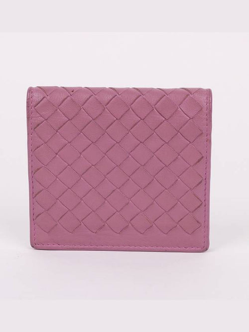 Bottega Veneta Light pink leather women s card wallet