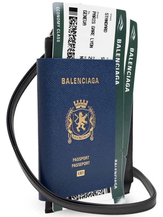 Balenciaga Balenciaga Document Holder, Men's, Navy Blue