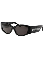 Balenciaga Eyewear Logo Print Square Frame Sunglasses BB0258S